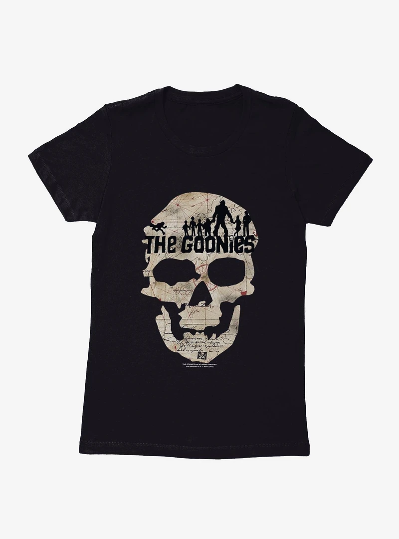 The Goonies Skull And Friends Womens T-Shirt