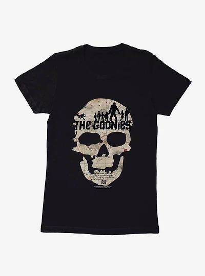 The Goonies Skull And Friends Womens T-Shirt