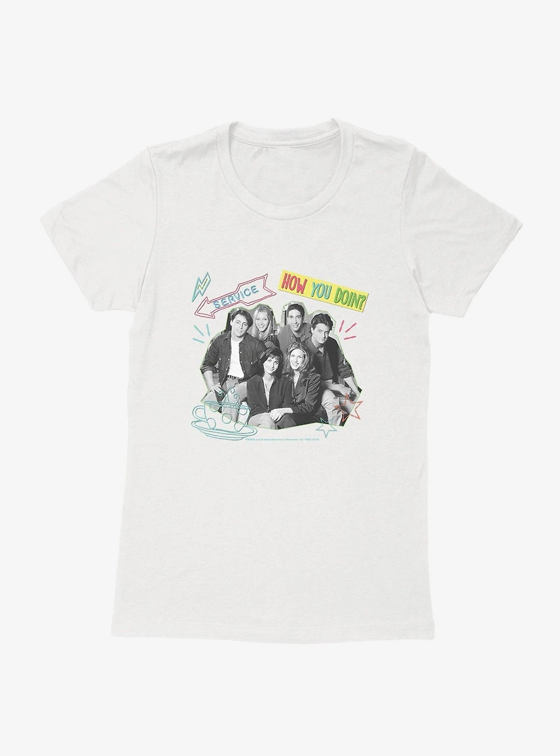 Friends Neon Icon Signs Womens T-Shirt
