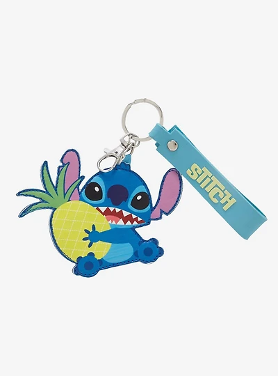 Disney Lilo & Stitch Pineapple Wristlet Keychain