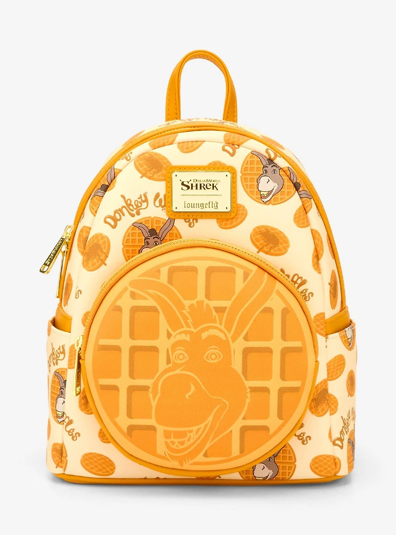 Loungefly DreamWorks Shrek Donkey Waffle Maple Scented Mini Backpack - BoxLunch Exclusive