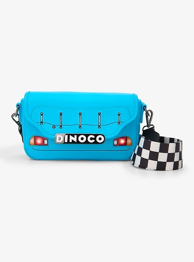 Loungefly Disney Pixars Cars Lightning McQueen Dinoco Light-Up Crossbody Bag — BoxLunch Exclusive