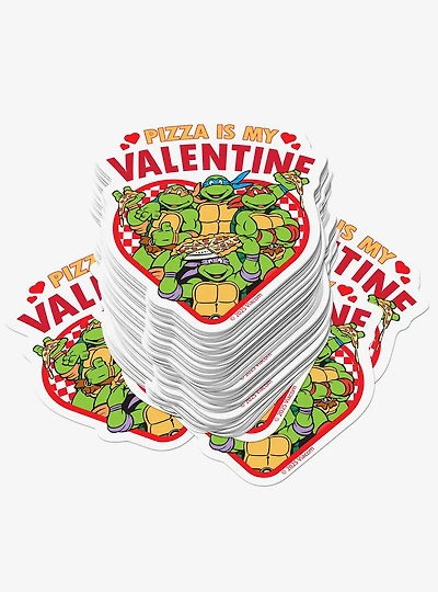 Teenage Mutant Ninja Turtles Pizza Is My Valentine 100ct Sticker Pack
