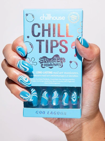 Chillhouse SpongeBob SquarePants Chill Tips Goo Lagoon Press On Nails
