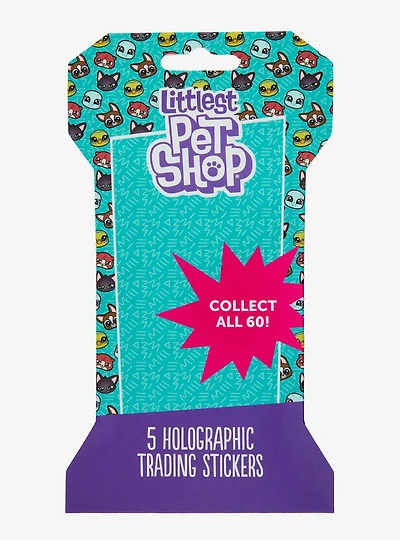 Littlest Pet Shop Holographic Trading Sticker Mystery Pack