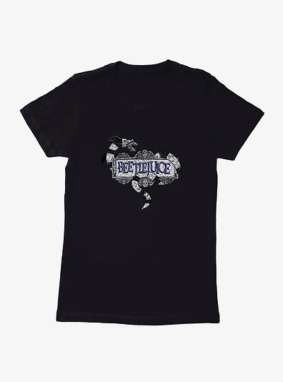 Beetlejuice Snake Logo Womens T-Shirt