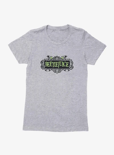 Beetlejuice Green Logo Womens T-Shirt