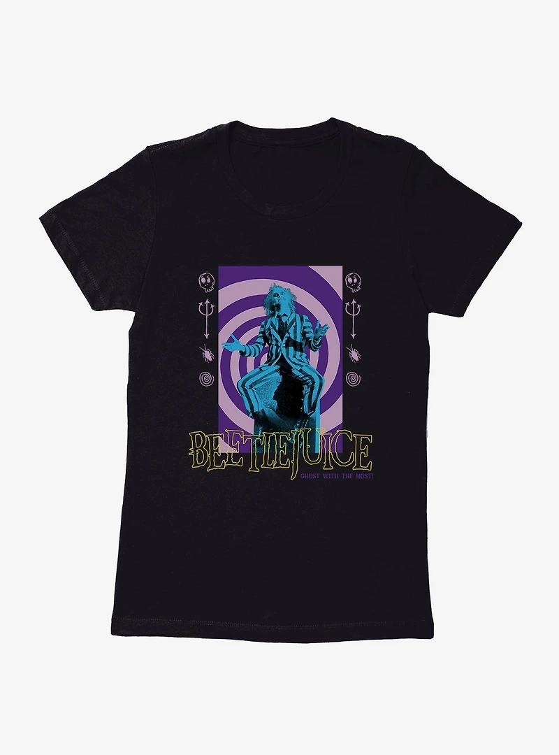 Beetlejuice Swirl Womens T-Shirt