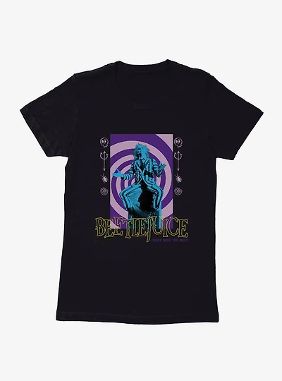 Beetlejuice Swirl Womens T-Shirt