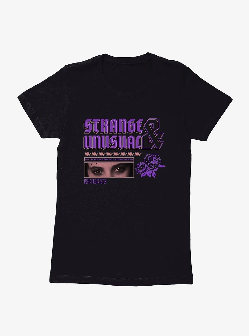 Beetlejuice Dark Room Womens T-Shirt