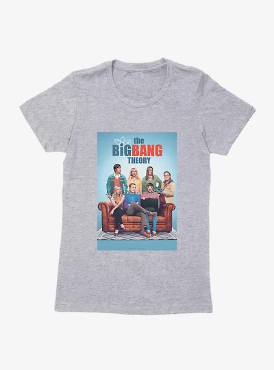 The Big Bang Theory Sofa Portrait Womens T-Shirt
