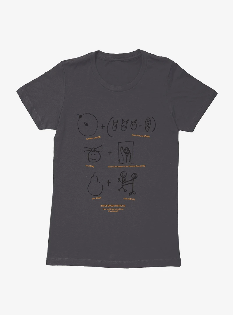 The Big Bang Theory Higgs Boson Particle Womens T-Shirt