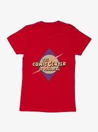 The Big Bang Theory Comic Center Of Pasadena Womens T-Shirt