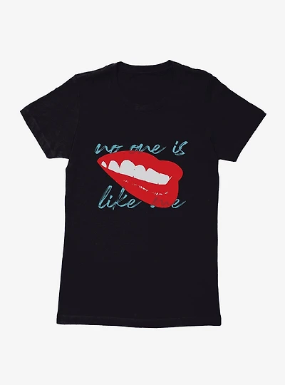 DC Comics Birds Of Prey Harley Quinn No One Is Like Me Red Lips Womens T-Shirt