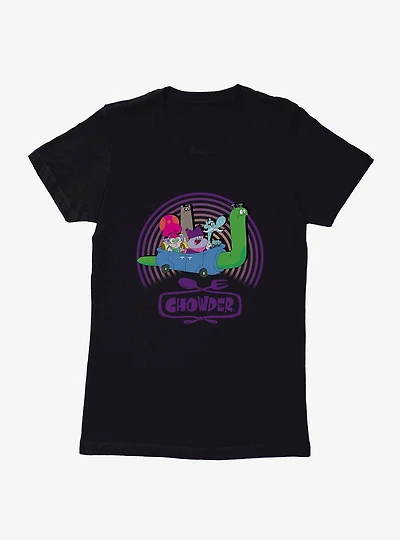 Cartoon Network Chowder Traveling Posse Womens T-Shirt