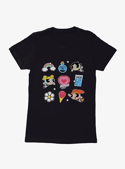 Powerpuff Girls Textbook Ingredients Womens T-Shirt