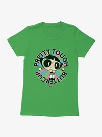 Powerpuff Girls Pretty Tough Buttercup Womens T-Shirt