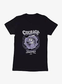 Courage The Cowardly Dog Anxious Womens T-Shirt