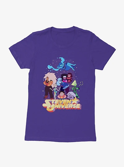 Steven Universe Character Grid Womens T-Shirt