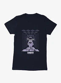 Courage The Cowardly Dog Bad Feelings Womens T-Shirt