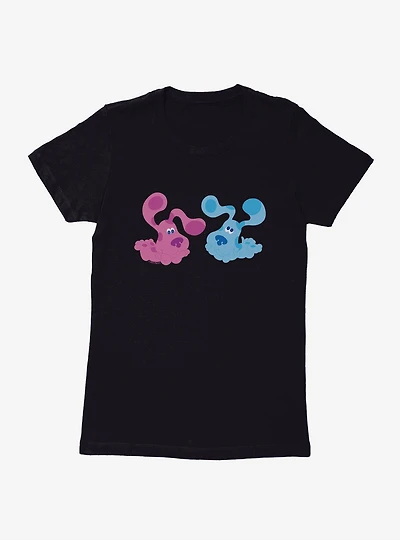 Blue's Clues Playful Magenta And Blue Womens T-Shirt
