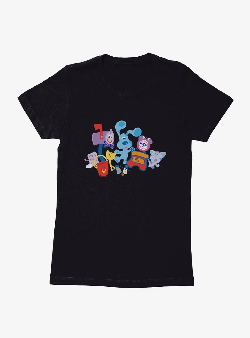 Blue's Clues Group Fun Womens T-Shirt