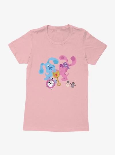 Blue's Clues Playful Group Womens T-Shirt