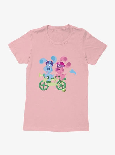 Blue's Clues Blue and Magenta Womens T-Shirt