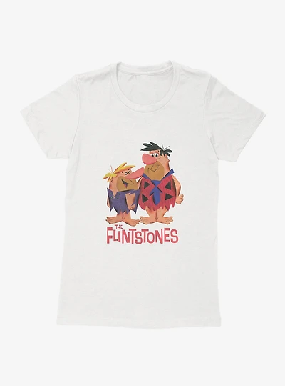 The Flintstones Barney And Fred Womens T-Shirt