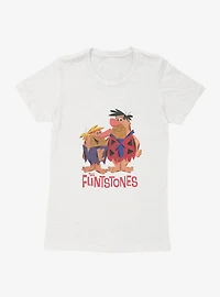 The Flintstones Barney And Fred Womens T-Shirt