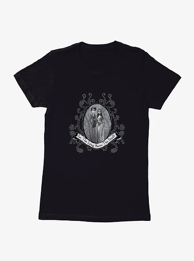 Corpse Bride Emily And Victor Portrait Womens T-Shirt
