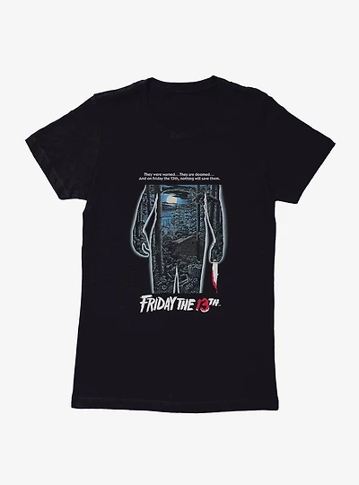 Friday The 13th Poster Womens T-Shirt