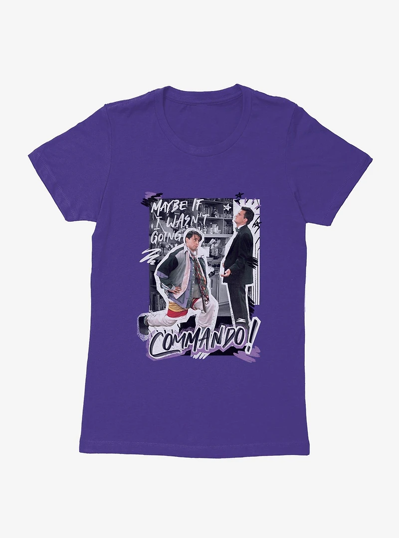 Friends Joey Chandler Cammando Womens T-Shirt
