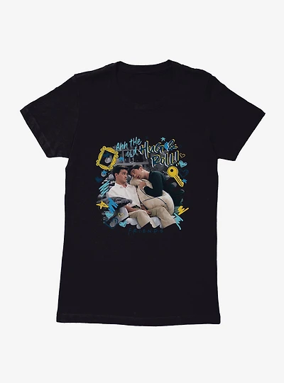 Friends Chandler Ross Hug And Roll Womens T-Shirt