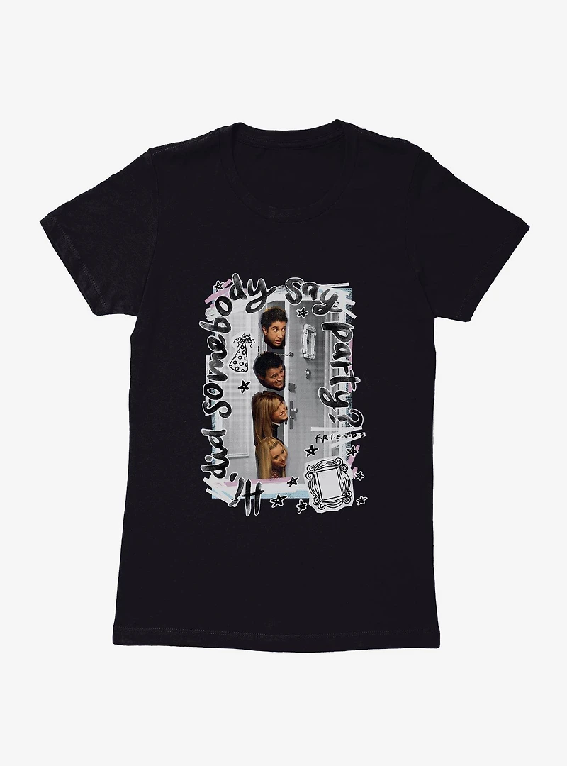 Friends Party Door Womens T-Shirt