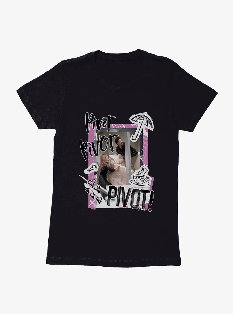 Friends Ross Rachel Pivot Womens T-Shirt