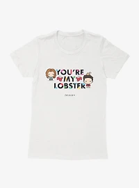 Friends Chibi Phoebe Lobster Womens T-Shirt