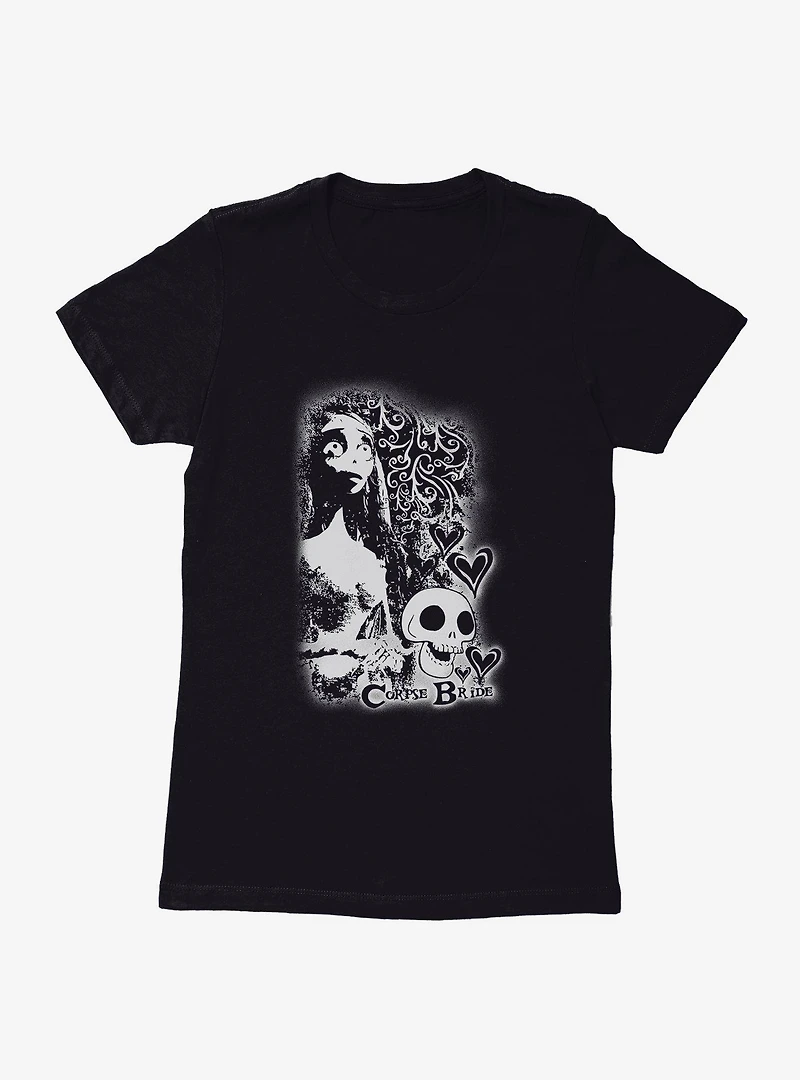 Corpse Bride Hopeful Emily Womens T-Shirt