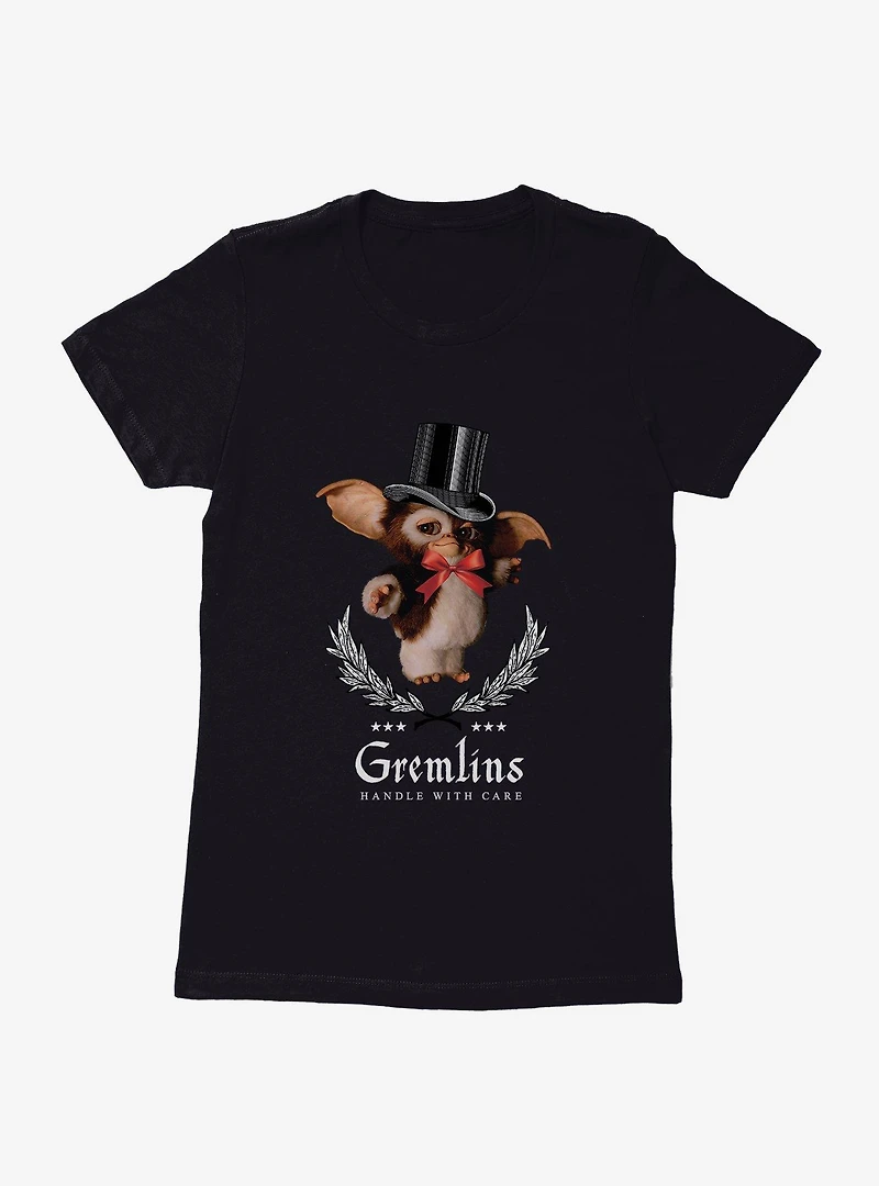 Gremlins Gizmo Handle With Care Womens T-Shirt