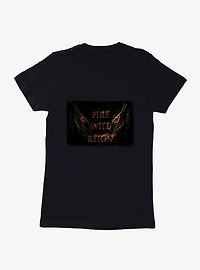 House Of The Dragon Fire WIll Reign Womens T-Shirt