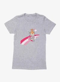 The Flintstones Pink Pebbles Womens T-Shirt