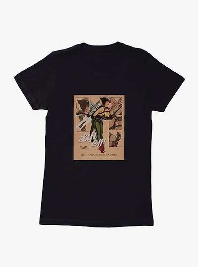 DC Comics Bombshells Hawkgirl Lift Off Womens T-Shirt