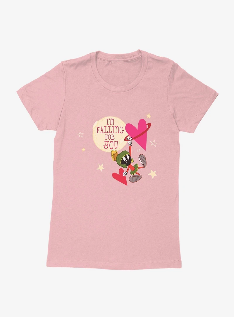 Looney Tunes Marvin The Martian Falling For You Womens T-Shirt