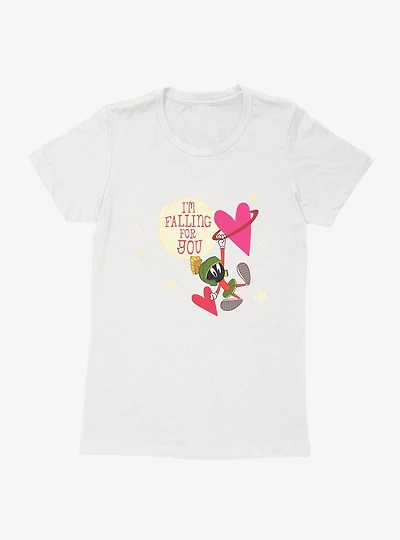 Looney Tunes Marvin The Martian Falling For You Womens T-Shirt
