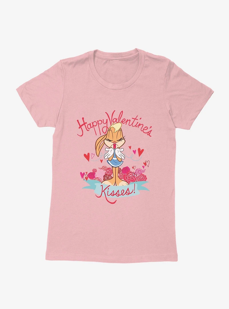 Looney Tunes Lola Bunny Kisses Womens T-Shirt