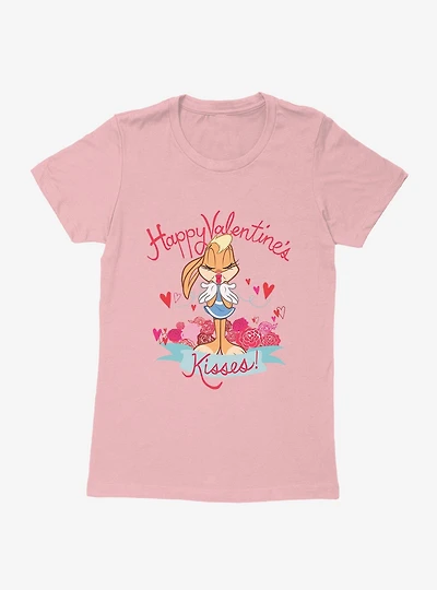 Looney Tunes Lola Bunny Kisses Womens T-Shirt