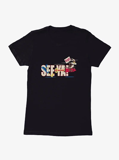 Looney Tunes Road Runner On The Go Womens T-Shirt