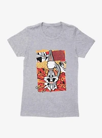 Looney Tunes Pulled Bugs Bunny Womens T-Shirt