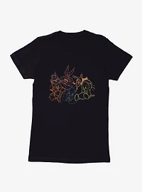 Looney Tunes Character Sketches Womens T-Shirt