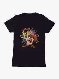 Looney Tunes Tasmanian Devil Tantrum Womens T-Shirt